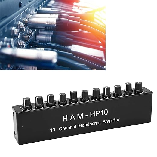 10 Channel Headphone Amplifier 1 In 10 Out Channel Stereo Distributor Headphone - Image 5
