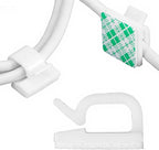 Ethernet Cable Clips Adhesive Cable Ties, Cord Management Staples by Gjinxi