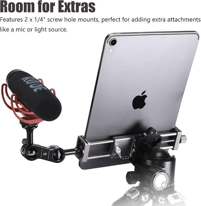 Full Metal Tablet Tripod Holder – Compatible - Image 7