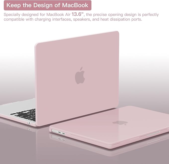 CISSOOK for MacBook Air 13.6 M4 M3 M2 Case 2025 2024 2022 Release, Plastic Hard - Image 5