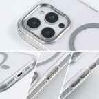for iPhone 16 Pro Case with 62.99 inch Lanyard, Classic Clear&Gray Magnetic - Image 5