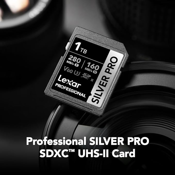 Lexar 1TB Professional Silver PRO SD Card, Full HD, - Image 2