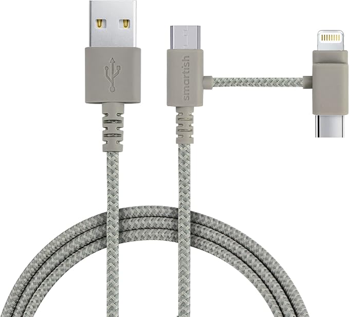 Smartish USB-C/Lightning Cable for iPhone 16/15/14 by Smartish-PhoneCasesandStuff
