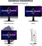 ViewSonic XG272-2K-OLED 27 Inch 1440p 240Hz OLED Ergonomic White Gaming Monitor - Image 5