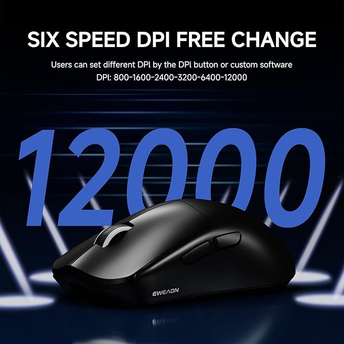 EWEADN X23Pro Wireless Gaming Mouse, 49g Lightweight Mouse, PAW3311 Sensor - Image 3