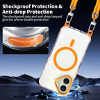 for iPhone 16 Case with Adjustable Phone Lanyard Strap, Compatible with MagSafe - Image 3