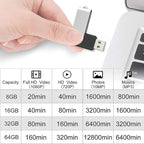 2 Pack 32GB USB Flash Drive USB 2.0 Thumb Drives Jump Drive Fold Storage Memory - Image 3