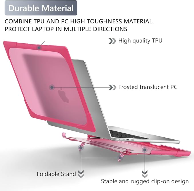 Batianda for New MacBook Air 13.6 inch Case 2025 M4 2024 2022 Release Model - Image 3