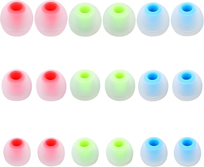 Silicone Replacement Earbud Tips Earbud Caps Fit Most in-Ear Earbuds Headphone by Unknown