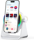 Wireless Induction Speaker, 4 in 1 Bluetooth Speaker Phone Stand by GIM