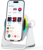 Wireless Induction Speaker, 4 in 1 Bluetooth Speaker Phone Stand by GIM