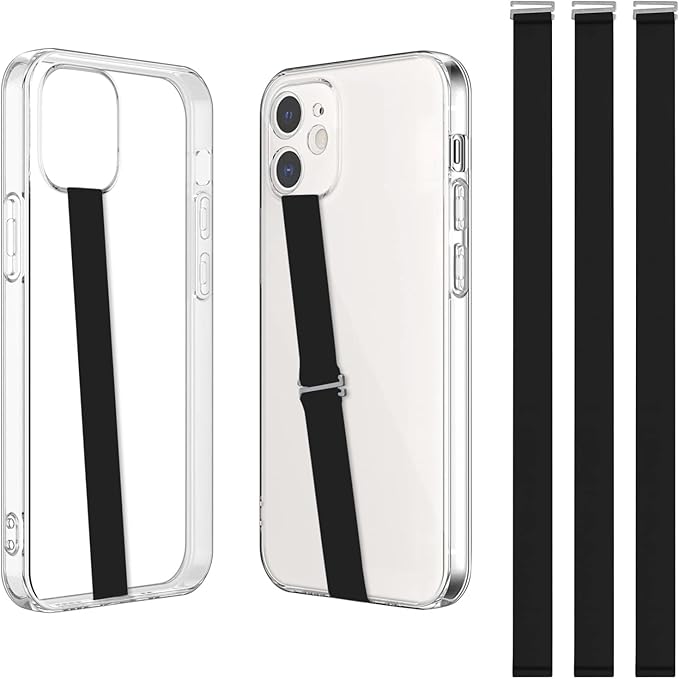 TEAMOLA 3pcs Silicone Phone Grip Holder Strap by HOME