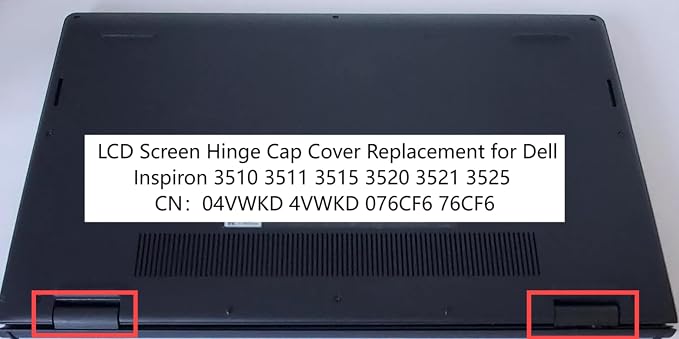 Zahara Black L&R Left & Right LCD Screen Hinge Cap Cover Replacement - Image 4