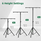 Dj Light Stand Metal T-Bar Stage Stand - Image 3