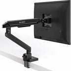 EVEO Premium Single Monitor Arm 14"–34", Adjustable Gas Spring Monitor Mount by EVEO