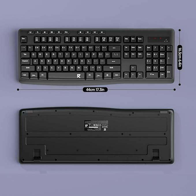 Redragon BK-7367 2.4G Wireless Keyboard, Membrane Computer Keyboard - Image 8