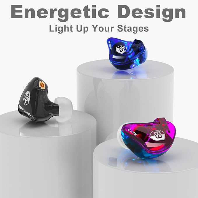 BASN Professional in Ear Monitor Headphones - Image 5