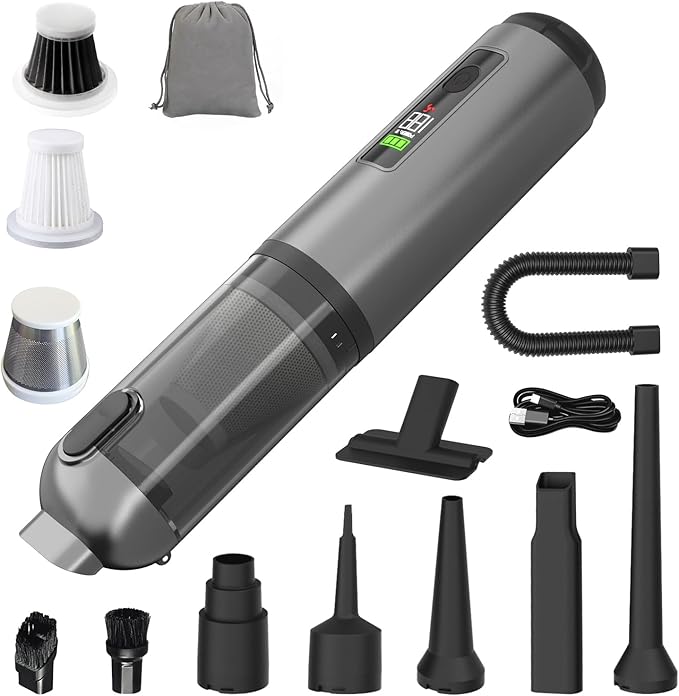 Cordless Car Vacuum Cleaner, 22000PA High Power Portable Handheld Car Vacuum & by Unknown