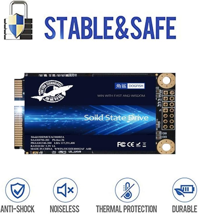 SSD MSATA 128GB Dogfish High Performance Internal Solid State Drive - Image 4