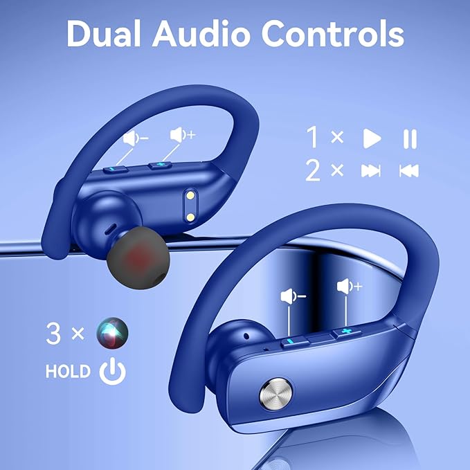 bmani Wireless Earbuds Bluetooth Headphones 48hrs Play Back Sport Earphones - Image 4