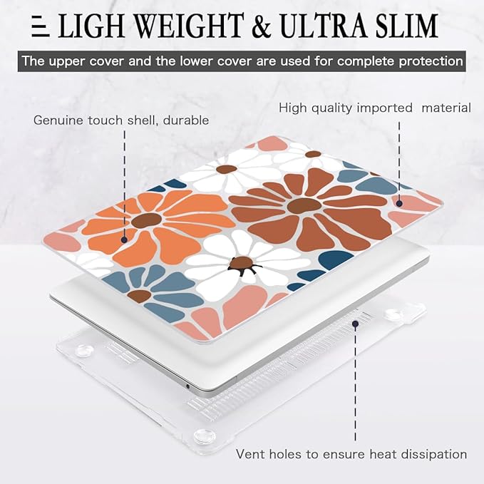 CISSOOK Compatible with MacBook Air 13.3 inch Case M1 A2337 A2179 A1932 - Image 2