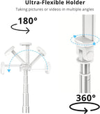 ATUMTEK 51" Selfie Stick Tripod, All in One Extendable Phone Tripod Stand - Image 7