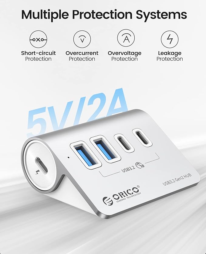 ORICO 4-Port USB 3.2 Gen 2 Hub 10Gbps - Image 3