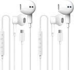 2 Pack USB C Headphones for iPhone 17, Type C Earbuds Wired Earbuds by galawelly