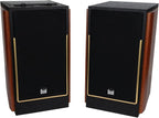 Dual Electronics LUHSL20B Cherrywood and Black 2-Way Bookshelf Speakers by DualElectronics
