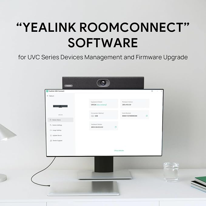 Yealink UVC34 4K Conference Room Camera System 10 Microphone 8 MP All-in-One - Image 9