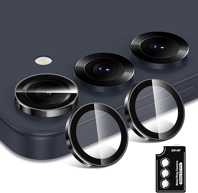 for Samsung Galaxy S25 Plus Camera Lens Protector, Individual Metal Ring - Image 2