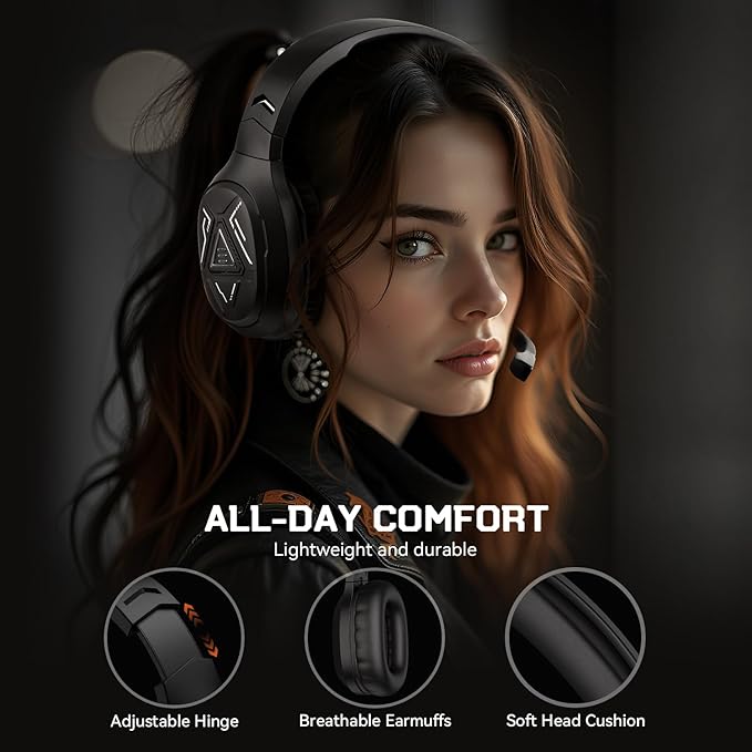 EKSA 2.4GHz Wireless Gaming Headset - Image 7