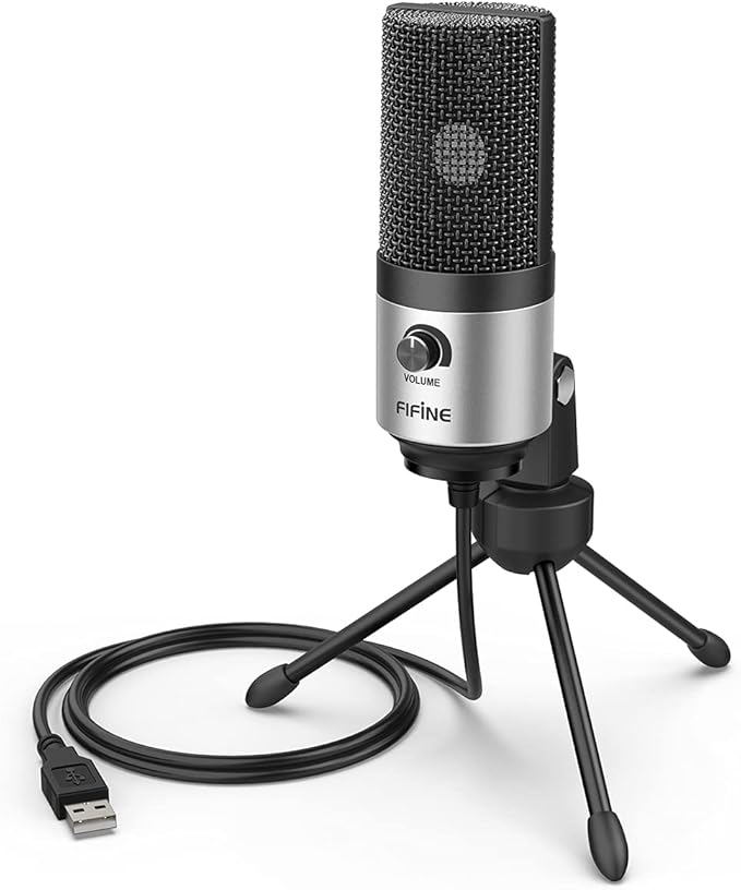 FIFINE USB Microphone for Zoom Video Meeting Online Class on PC Computer by FIFINE