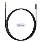 J&D 3.5mm TRRS Cable, 1/8 Inch 4 Pole TRRS Jack Male to Female Auxiliary - Image 8