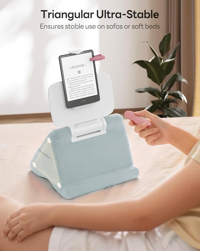 SAIJI Tablet Kindle Stand Pillow - Image 4