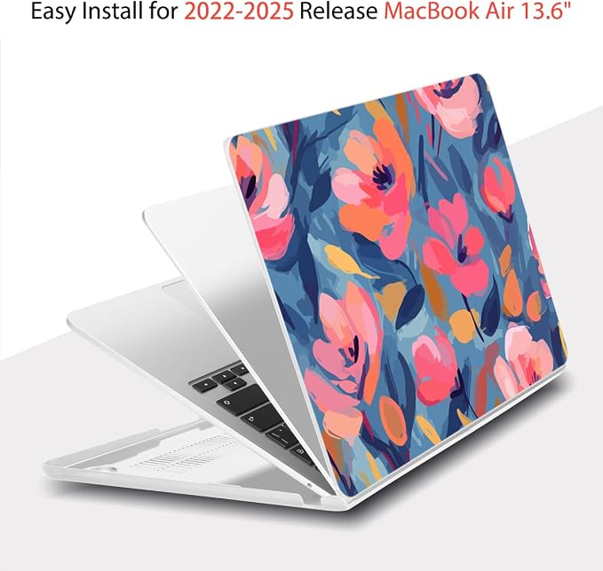Teryeefi Compatible for 2022-2024 2025 MacBook Air 13.6 inch Case M4 A3240 / M3 - Image 5