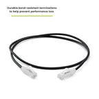 TRUECABLE Cat6 Component Rated Patch Cable, Unshielded, 28AWG Solid Copper - Image 5