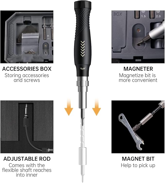 145-in-1 Precision Screwdriver Set Professional Mobile Phone and Computer - Image 3