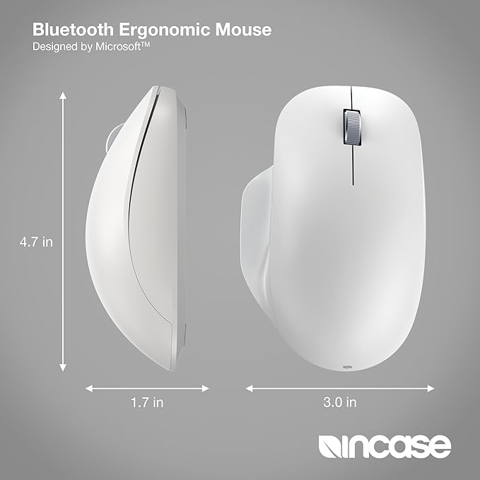 Incase Bluetooth Ergonomic Mouse – Designed by Microsoft – Two Thumb Buttons - Image 4