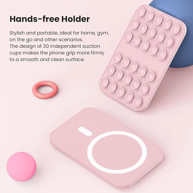 Patented Magnetic Sticky Phone Suction Grip Mount - Image 3