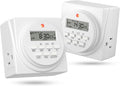 BN-LINK 7-Day Heavy Duty Digital Programmable Timer, Dual Outlet forLight by BN-LINK