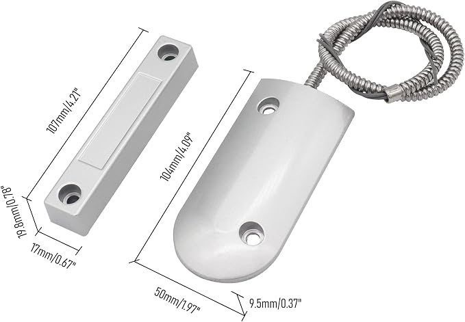 Magnetic Reed Switch Wired Surface Mount Normally Open/Closed NC/NO Contact - Image 2