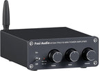 Fosi Audio BT20A Bluetooth Stereo Amplifier, 2 Channel Home Audio Component by FosiAudio