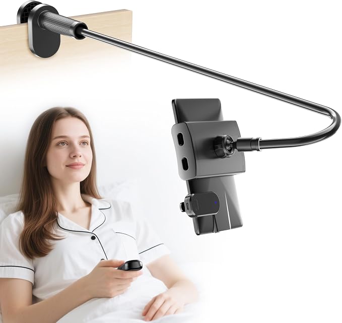 Gooseneck Tablet Holder for Kindle Reading in Bed by Kefotic