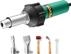 VEVOR Hot Air Plastic Welder, 1600W Hot Air Torch Pistol, 122-1112℉ PVC TPO by VEVOR