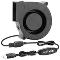 75mm x 30mm USB Blower Fan 5V Turbine Centrifugal Blower Fan by AmRunJe-CalmDownYourDevice