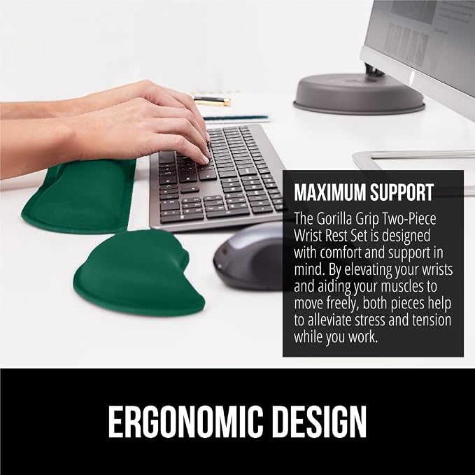 GORILLA GRIP Silky Gel Memory Foam Wrist Rest - Image 4