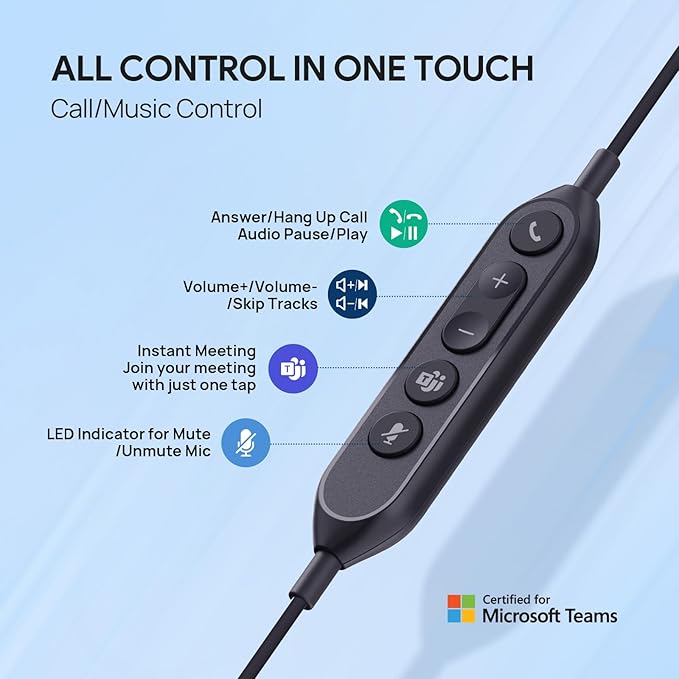 Yealink UH42 USB Headset with Microphone - Image 5