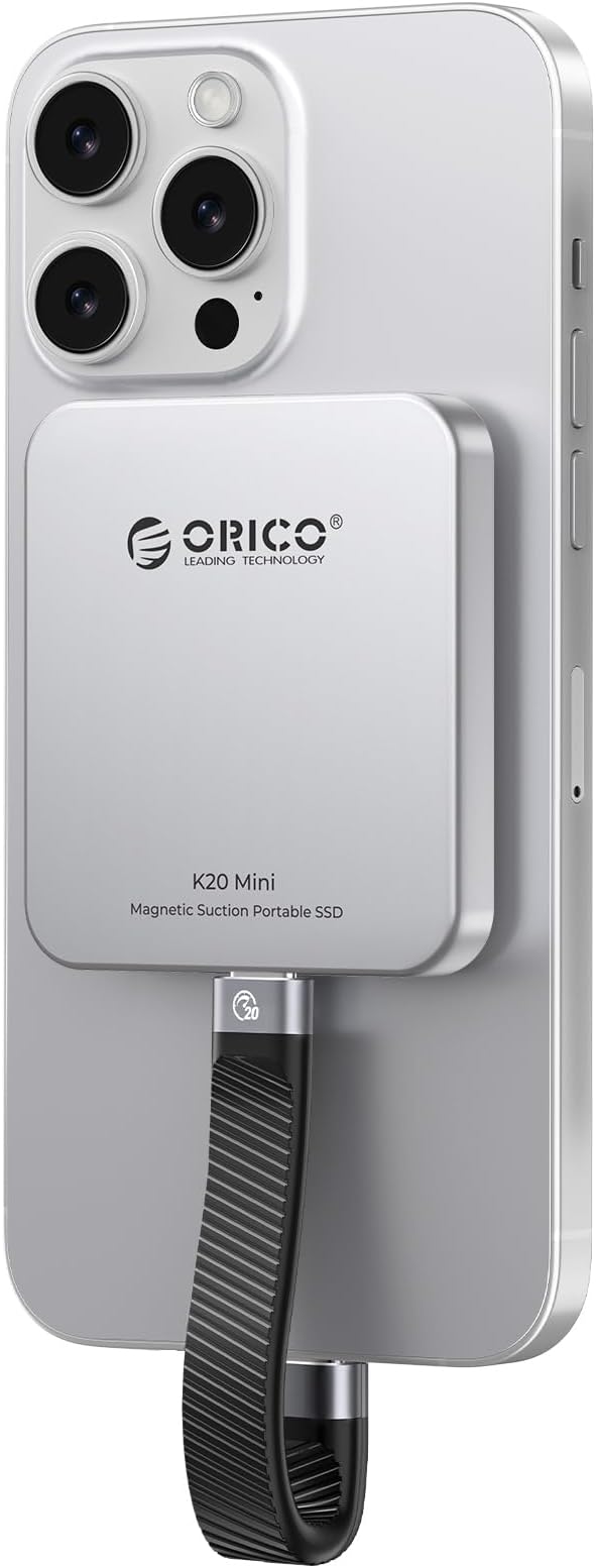 ORICO 1TB Magnetic External SSD, Aluminum Alloy, 4K 120Hz ProRes HDR Record and by PioneerDataSolutionPowerYourFuture