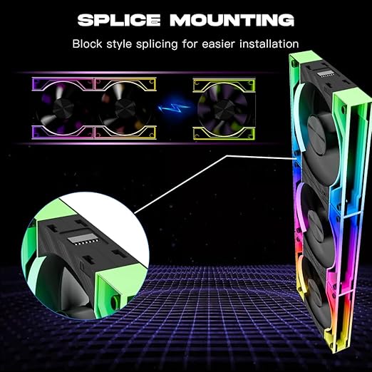 Jungle Leopard Interstellar V3 120mm PC Case Fan Infinity Mirror Module - Image 6
